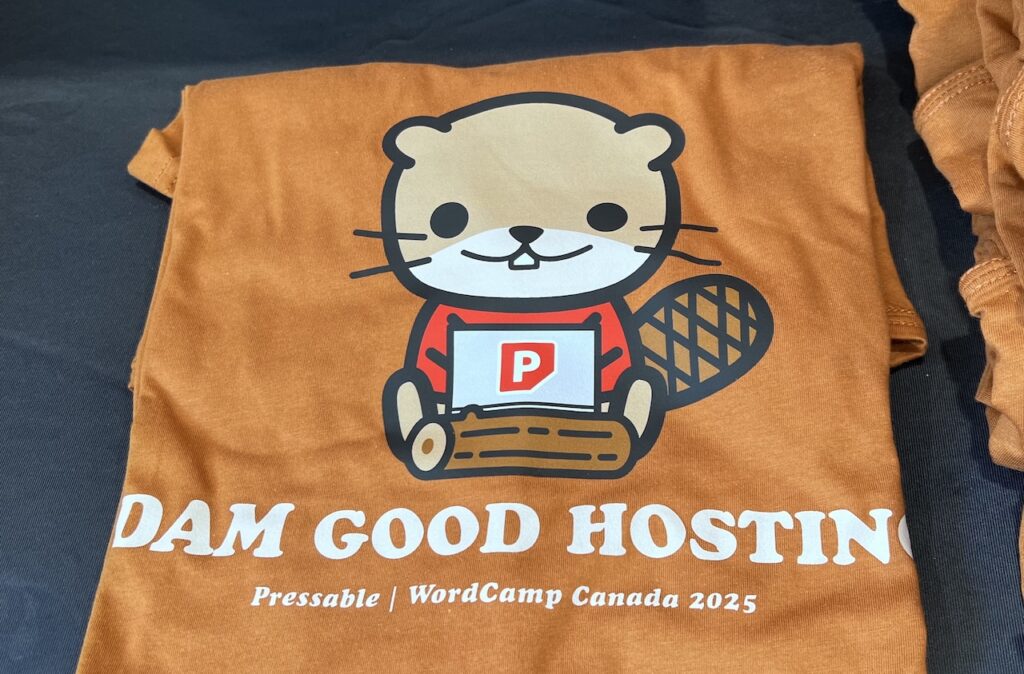 The best dam tee at the conference in my opinion.